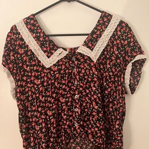 Free people crop top blouse